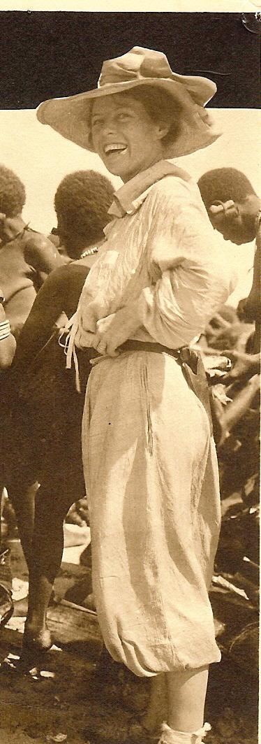 Charmian London in the Solomon Islands